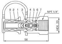 DQVPS Series Quick Connect Stem with Valve_2