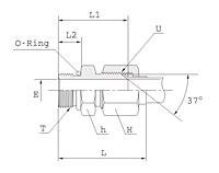 KMCS-U O-Seal UNF Male Connector_2