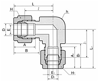 DLR Reducing Union Elbow Tube Fittings-2