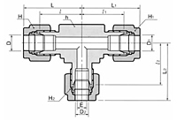 DTR Reducing Union Tee Tube Fittings-2