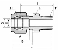 DMC-R Male Connector Tube Fittings-2