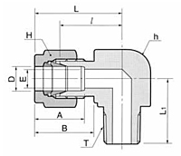 DLM-R Male Elbow Tube Fittings-2