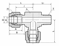 DTRM-R Male Run Tee Tube Fittings-2