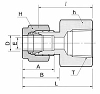 DCF-N Female Connector Tube Fittings-2