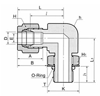 DLS-UP Positionable SEA Male Elbow Tube Fittings-2