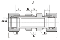 BBU Series Straight Bulkhead Union Fittings-2