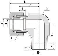 BLM Series Male Elbow Fittings-2