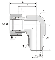 BHLM Series Metric Hose Male Elbow Fittings-2