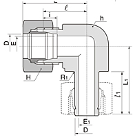 BLA Series Metric Positionable Elbow Fittings-2