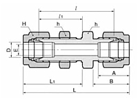 DUB Bulkhead Union Tube Fittings-2