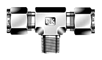 DTBM-N Male Branch Tee Tube Fittings