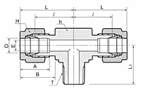 DTBM-N Male Branch Tee Tube Fittings-2