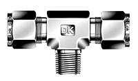 DTBM-R Male Branch Tee Tube Fittings 