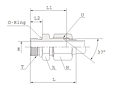 KMCS-U O-Seal UNF Male Connector_2