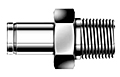 DAM-R Male Adapter Tube Fittings 