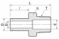 DAM-R Male Adapter Tube Fittings -2