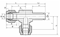 DTRA Run Tee Adapter Tube Fittings Metric-2