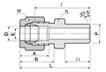 DCW Male Pipe Weld Connector Tube Fittings-2