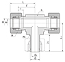 BBTA Series Metric Positionable Branch Tee Fittings-2