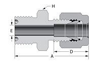 DK-LOK® DOB Series Tube Fitting Connector