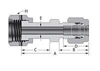 DK-LOK® DOG Series Tube Fitting Connector