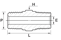 GNH Series Hex Nipples-2