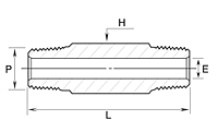 GNL Series Hex Long Nipple Fittings-2