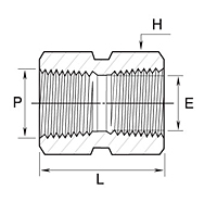 GCG Series Hex Coupling Fittings-2