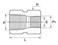 GCGR Series Hex Reducing Coupling Fittings-2