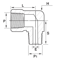 GLSR Series Reducing Street Elbow Fittings-2