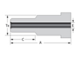 Male Tube Weld Gland