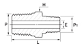 GNR Series Hex Reducing Nipple Fittings-2