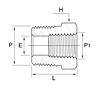 GHB Series Reducing Hex Bushing Fittings-2