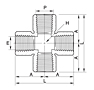 GX Series Cross Fittings-2