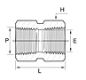 GCG Series Hex Coupling Fittings-2