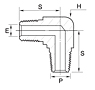 GLM Series Male Elbow Fittings-2