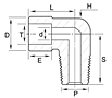 GLMSW Series Male Elbow Fittings-2