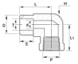 GLFSW Series Female Elbow Fittings-2