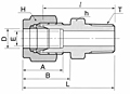 DMC-N Male Connector Tube Fittings-2