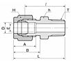 DMC-R Male Connector Tube Fittings-2