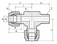 DTRM-R Male Run Tee Tube Fittings-2