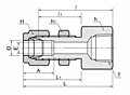 DCBF-N Bulkhead Female Connector Tube Fittings-2