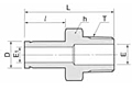 DAM-N Male Adapter Tube Fittings Metric-2