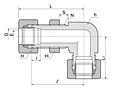 BBL Series Metric Bulkhead Elbow Fittings-2