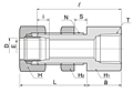 BBFC Series Metric Bulkhead Female Connector Fittings-2