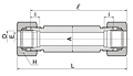 BBUW Series Welding Bulkhead Union Fittings-2